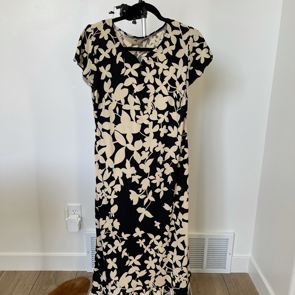 90’s long flower dress